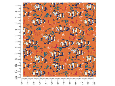 confused clownfish salt water 1ft x 1ft Craft Sheets