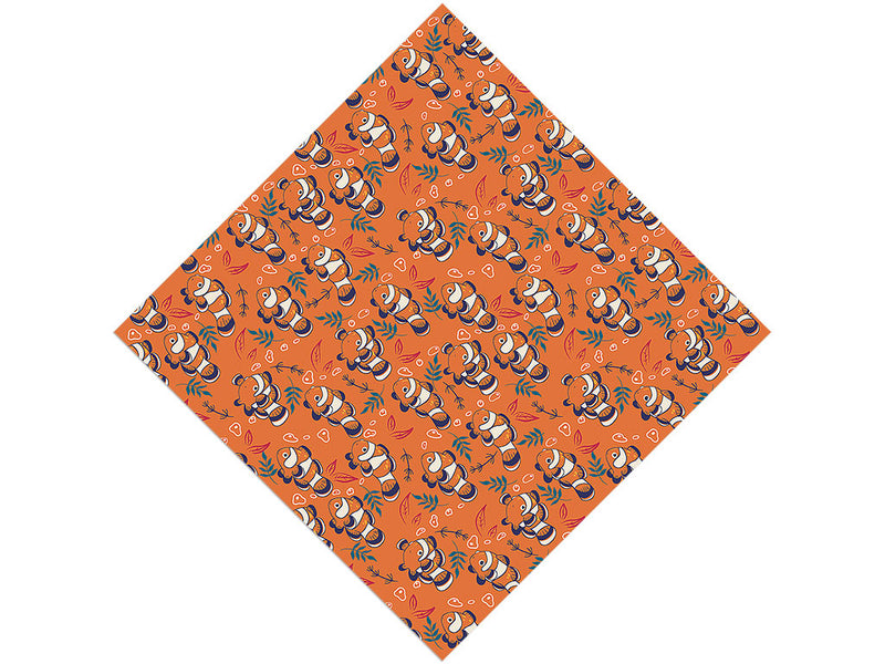 Confused Clownfish Marine Life Vinyl Wrap Pattern