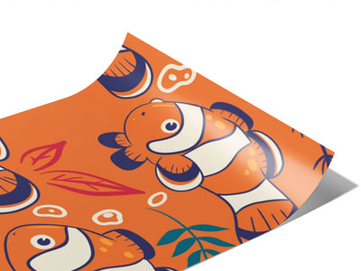 Confused Clownfish Marine Life Vinyl Wraps~Rwraps Series 914 Digitally Printed Vinyl Wrap~0