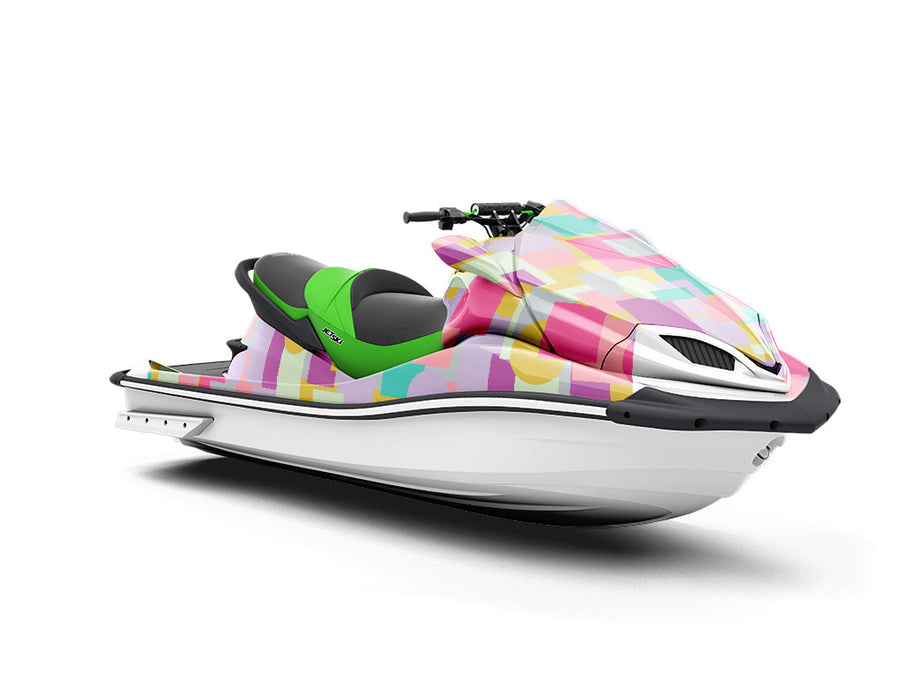 Congo Configurations Mosaic Jet Ski Vinyl Customized Wrap