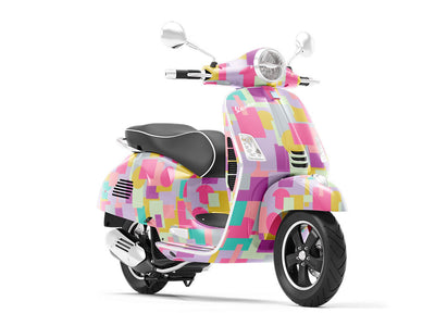 Congo Configurations Mosaic Vespa Scooter Wrap Film