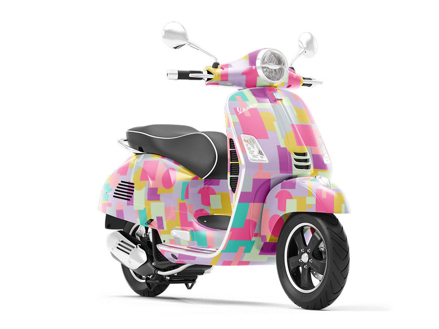 Congo Configurations Mosaic Vespa Scooter Wrap Film