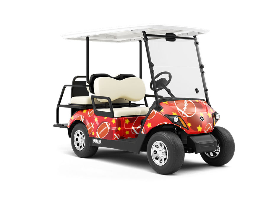 Congrats MVP Sport Wrapped Golf Cart