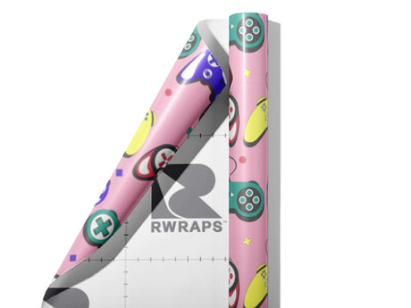 Console Control Gaming Wrap Film Sheets~Rwraps Series 914 Console Control Gaming Scrolled Sheet~3