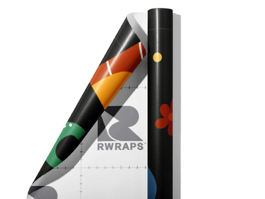 Constitution State Americana Wrap Film Sheets~Rwraps Series 914 Constitution State Americana Scrolled Sheet~4