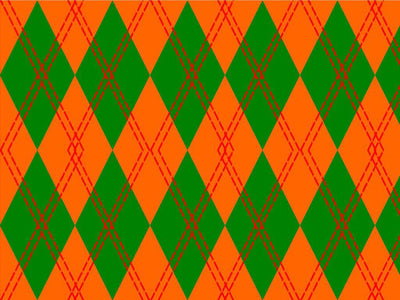Construction Ahead Argyle Vinyl Wrap Pattern~Rwraps Series 914 Digitally Printed Vinyl Wrap~0