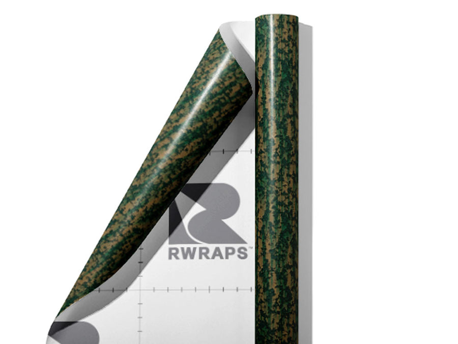 Contaminated Forest Rust Wrap Film Sheets~Rwraps Series 914 Contaminated Forest Rust Scrolled Sheet~5