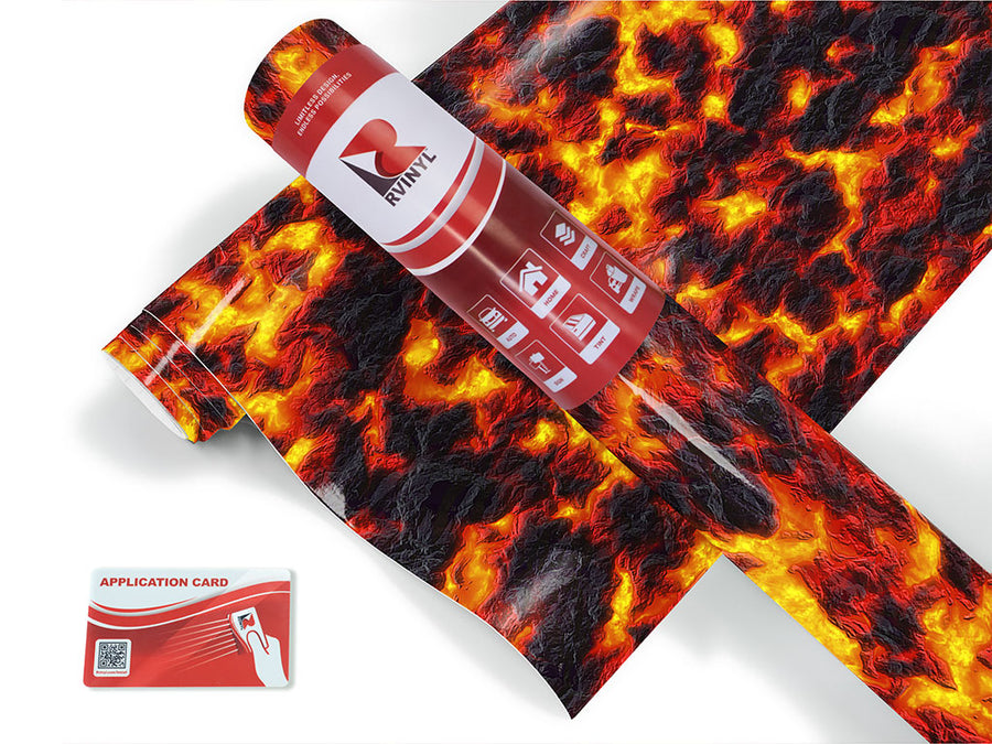 convergent boundaries lava Craft Vinyl Roll
