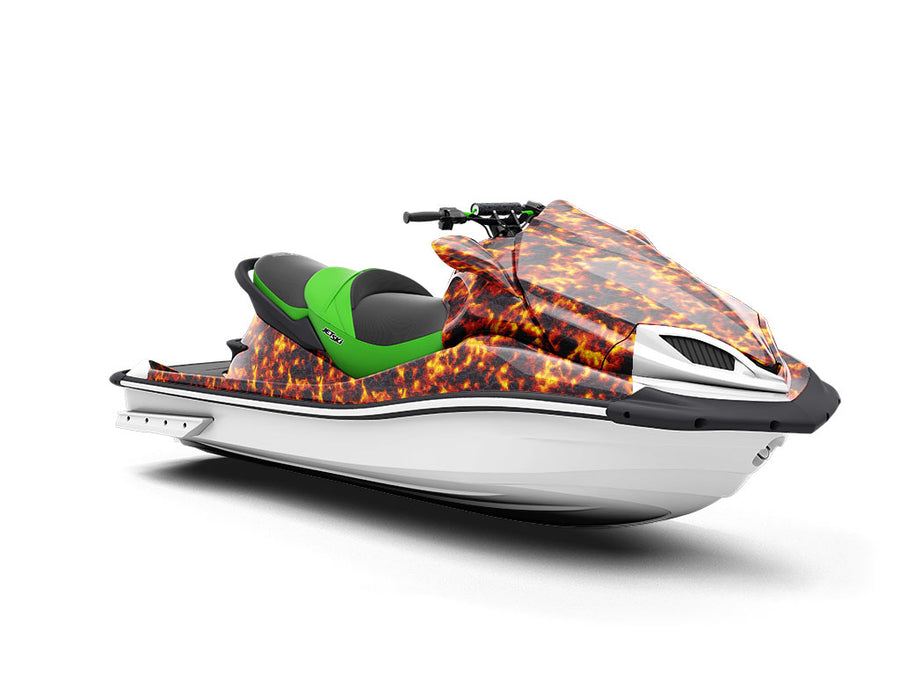 Convergent Boundaries Lava Jet Ski Vinyl Customized Wrap