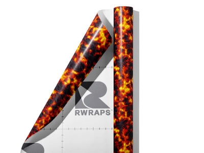 Convergent Boundaries Lava Wrap Film Sheets~Rwraps Series 914 Convergent Boundaries Lava Scrolled Sheet~3