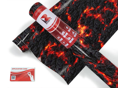 converging tectonic lava Craft Vinyl Roll