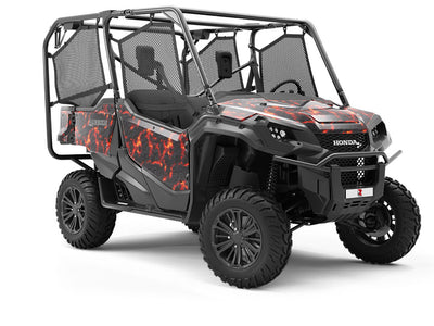 Converging Tectonic Lava Utility Vehicle Vinyl Wrap