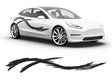 3M Matte Black Convolution Body Graphic~Full Side Auto Decal Kit~0