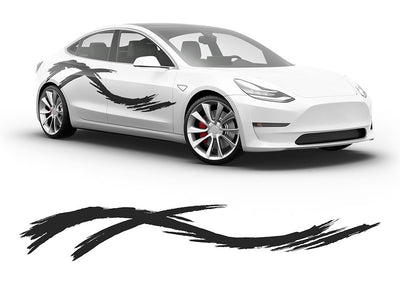 3M Matte Black Convolution Body Graphic~Full Side Auto Decal Kit~0