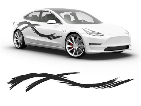 3M Matte Black Convolution Body Graphic~Full Side Auto Decal Kit~0