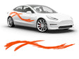 3M Bright Orange Convolution Body Graphic~Full Side Auto Decal Kit~0