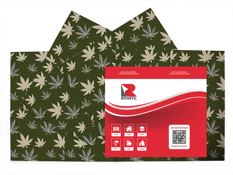 cool cannabanoid cannabis Craft Vinyl Sheet Pack