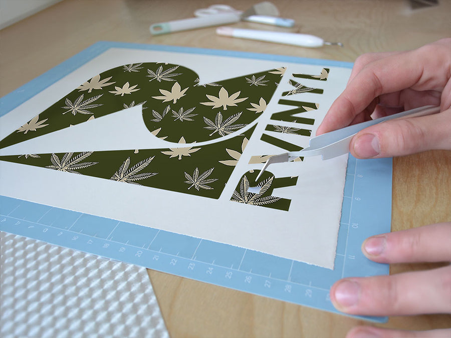 cool cannabanoid cannabis Easy Weed Craft Vinyl