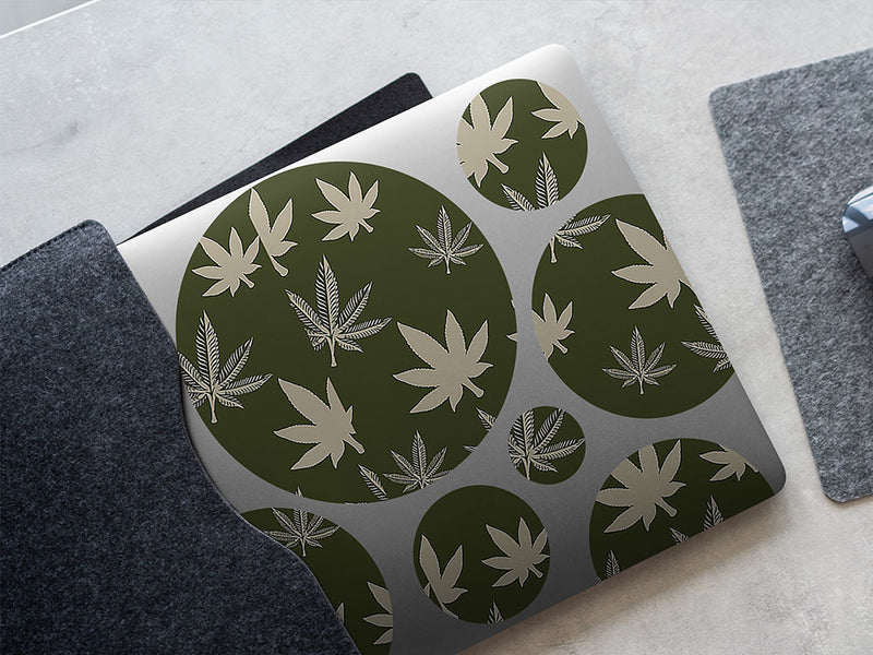 cool cannabanoid cannabis DIY Laptop Stickers