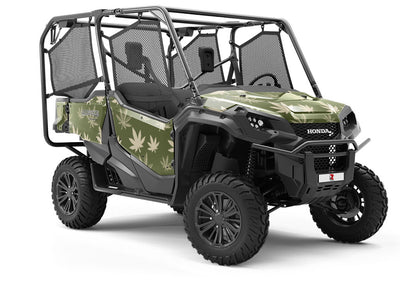 Cool Cannabanoid Cannabis Utility Vehicle Vinyl Wrap