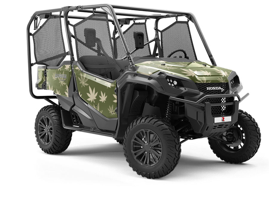 Cool Cannabanoid Cannabis Utility Vehicle Vinyl Wrap
