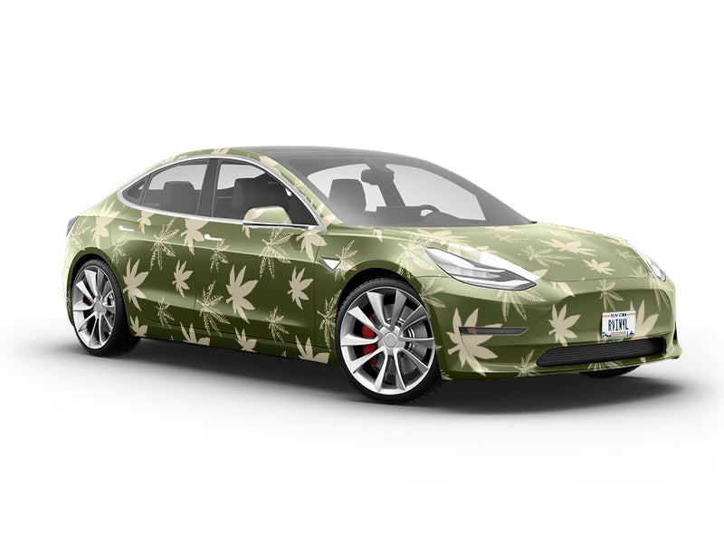 Cool Cannabanoid Cannabis Vehicle Vinyl Wrap