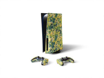 cool chameleon paint splatter Sony PS5 DIY Skin