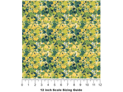 Cool Chameleon Paint Splatter Vinyl Film Pattern Size 12 inch Scale~Rwraps Cool Chameleon Paint Splatter Sizing Chart~2