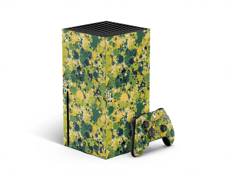 cool chameleon paint splatter XBOX DIY Decal