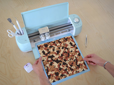 copper digital camouflage Cricut Compatible Vinyl