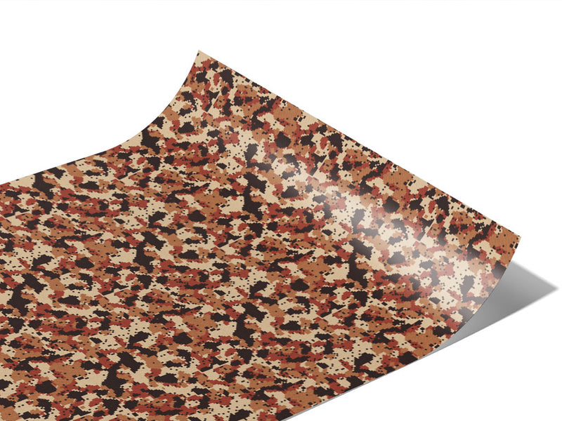 Copper Digital Camouflage Vinyl Wraps~Rwraps Series 914 Digitally Printed Vinyl Wrap~1