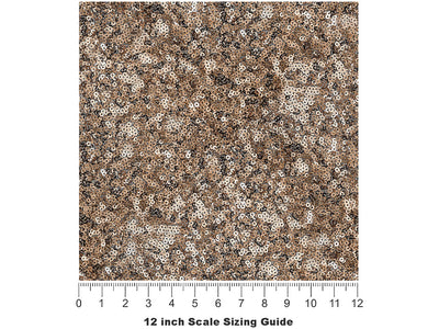 Copper Head Gemstone Vinyl Film Pattern Size 12 inch Scale~Rwraps Copper Head Gemstone Sizing Chart~2