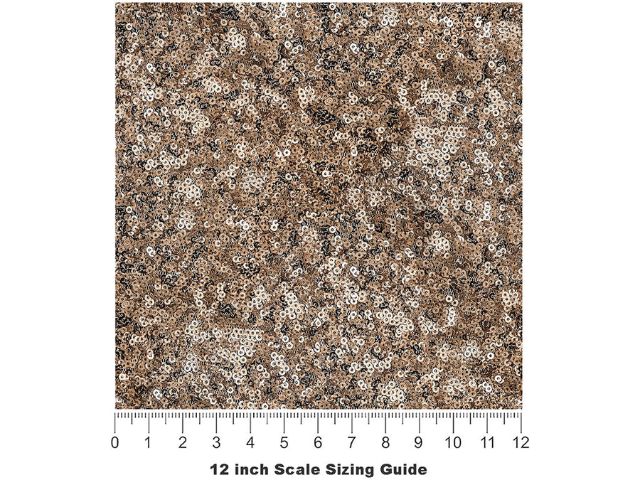 Copper Head Gemstone Vinyl Film Pattern Size 12 inch Scale~Rwraps Copper Head Gemstone Sizing Chart~2