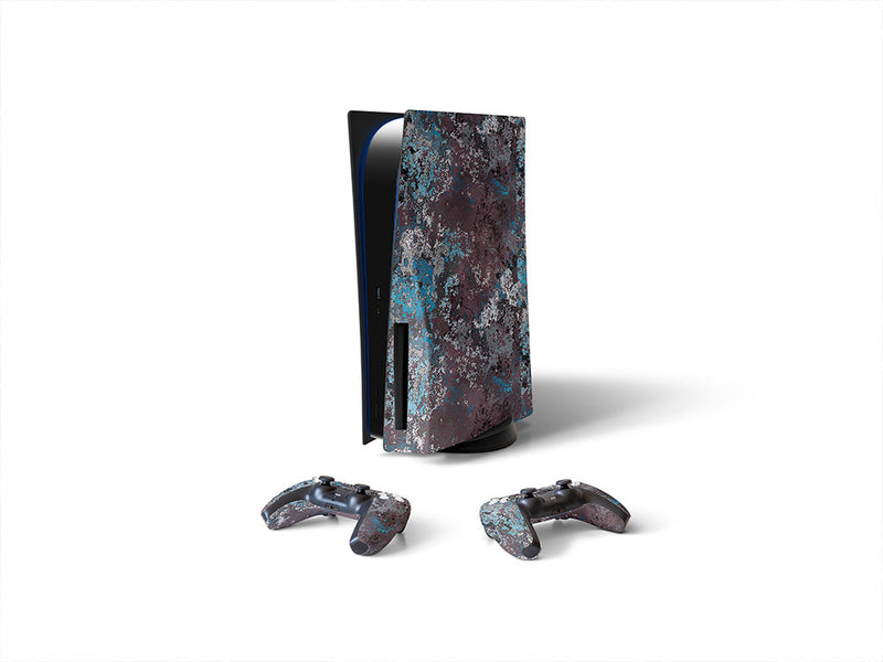 copper patina rust Sony PS5 DIY Skin