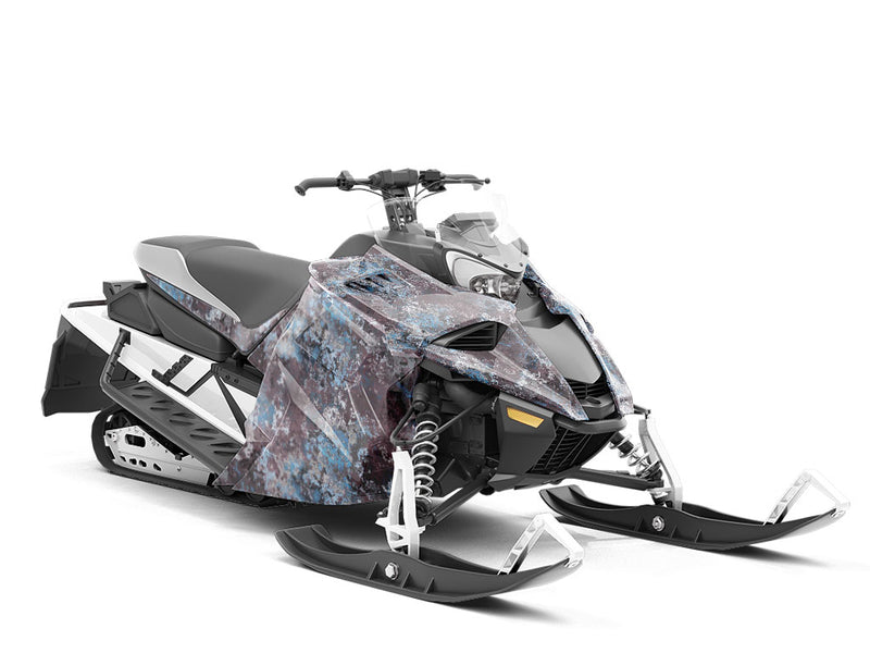 Copper Patina Rust Custom Wrapped Snowmobile