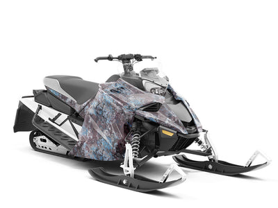 Copper Patina Rust Custom Wrapped Snowmobile