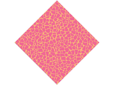 Coral  Cobblestone Vinyl Wrap Pattern