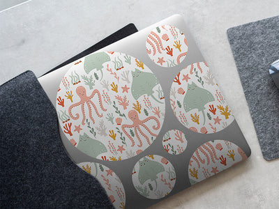 coral companions salt water DIY Laptop Stickers