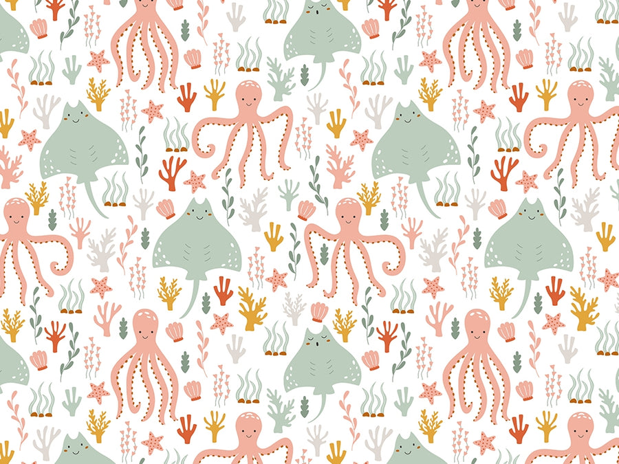 Coral Companions Marine Life Vinyl Wrap Pattern~Rwraps Series 914 Digitally Printed Vinyl Wrap~0