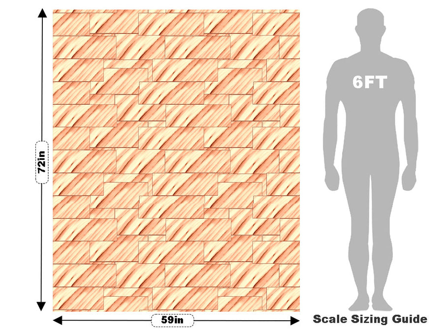 Coral Tile Vehicle Wrap Scale~Rwraps Series 914 Coral Tile Measurements~2