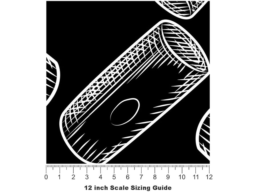 Cork It Alcohol Vinyl Film Pattern Size 12 inch Scale~Rwraps Cork It Alcohol Sizing Chart~2