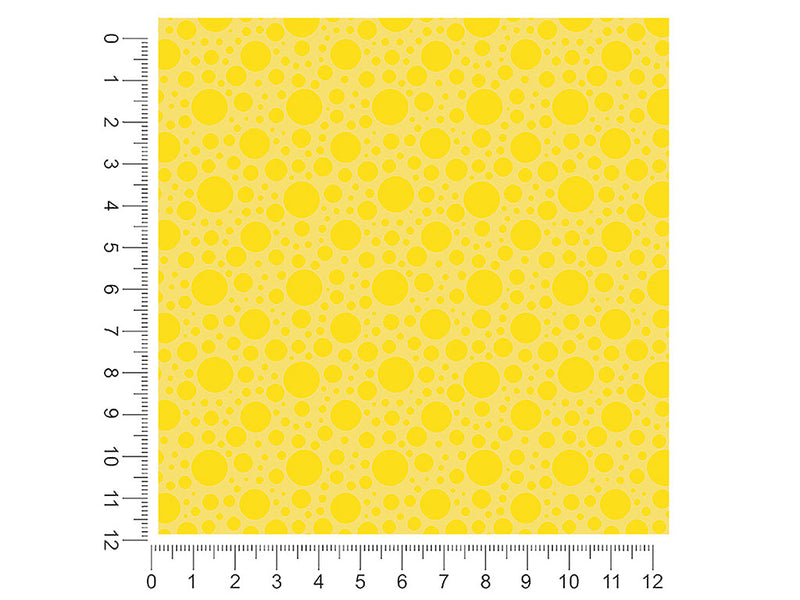 corn yellow polka dot 1ft x 1ft Craft Sheets