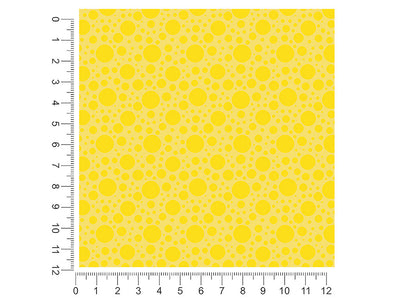 corn yellow polka dot 1ft x 1ft Craft Sheets