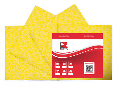 corn yellow polka dot Craft Vinyl Sheet Pack