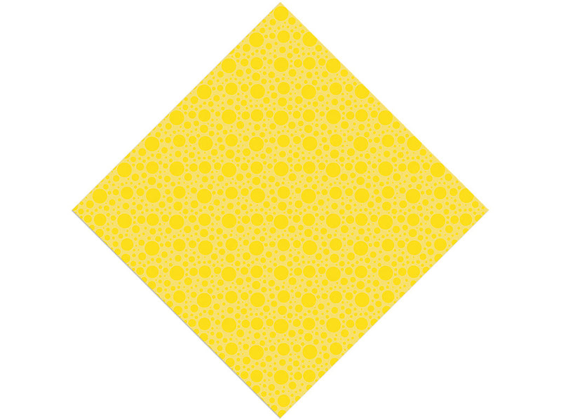 Corn Yellow Polka Dot Vinyl Wrap Pattern