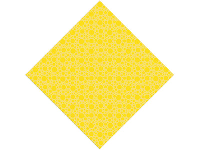 Corn Yellow Polka Dot Vinyl Wrap Pattern