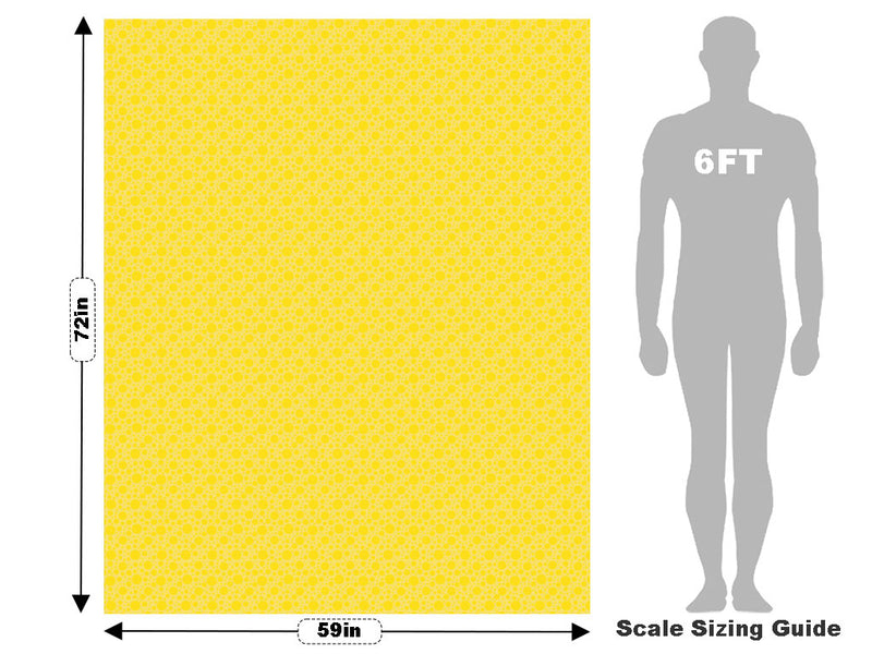 Corn Yellow Polka Dot Vehicle Wrap Scale~Rwraps Series 914 Corn Yellow Polka Dot Measurements~1