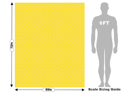 Corn Yellow Polka Dot Vehicle Wrap Scale~Rwraps Series 914 Corn Yellow Polka Dot Measurements~1