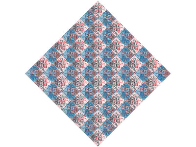 Cornflower Tile Vinyl Wrap Pattern