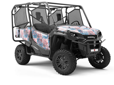 Cornflower Tile Utility Vehicle Vinyl Wrap